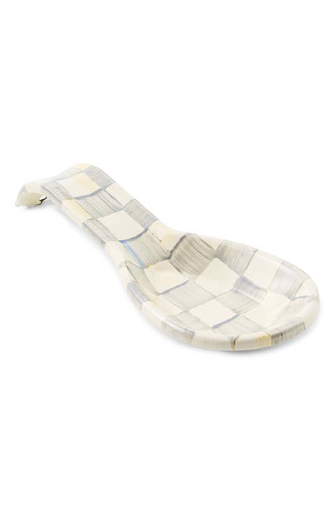 Sterling Check Spoon Rest