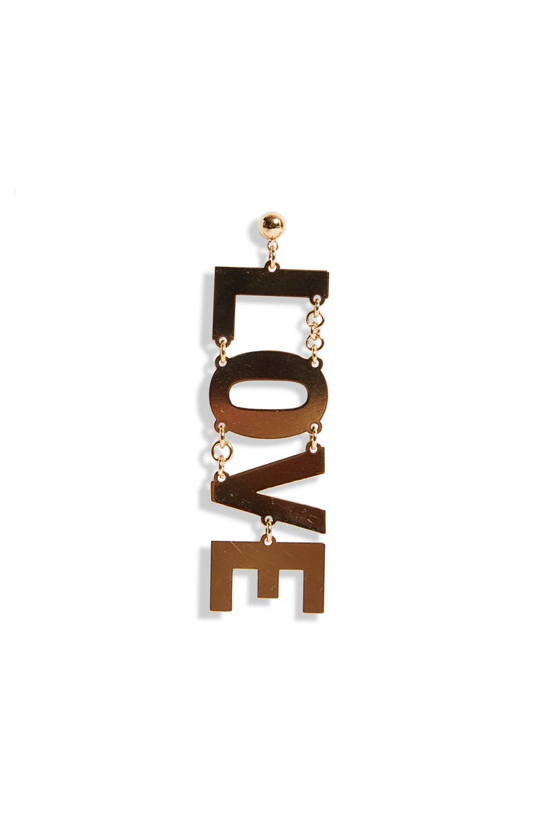 HFD Love Single Earring, Main, color,