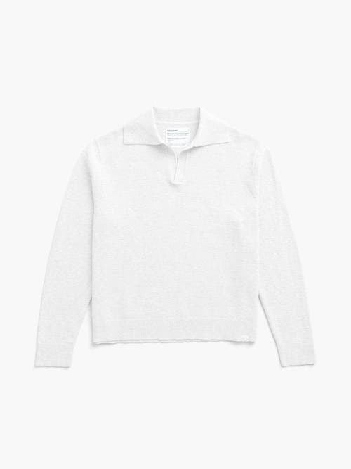 Ministry Of Supply Atlas Polo Sweater In Bone