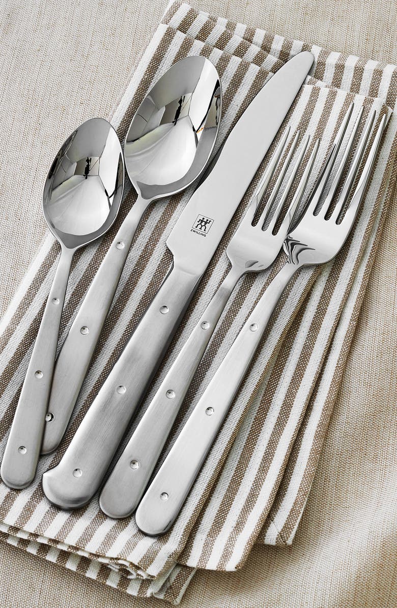 ZWILLING Porterhouse 45-Piece Flatware Set, Alternate, color, Stainless Steel