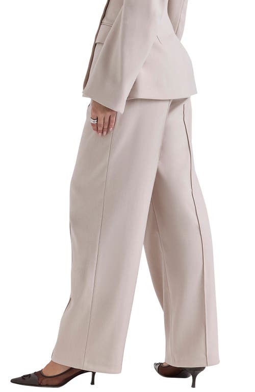 House Of Cb Hayden Tailored Pants In Stone