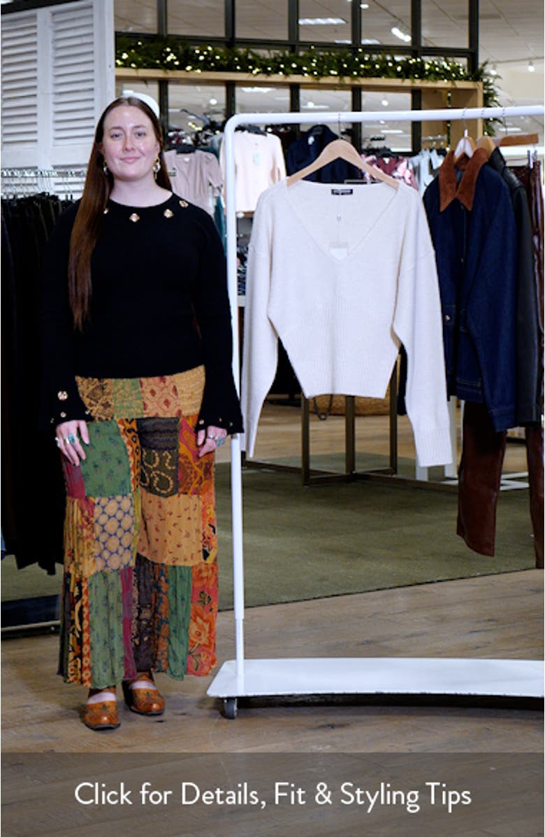 V-Neck Ribbed Sweater, sales video thumbnail