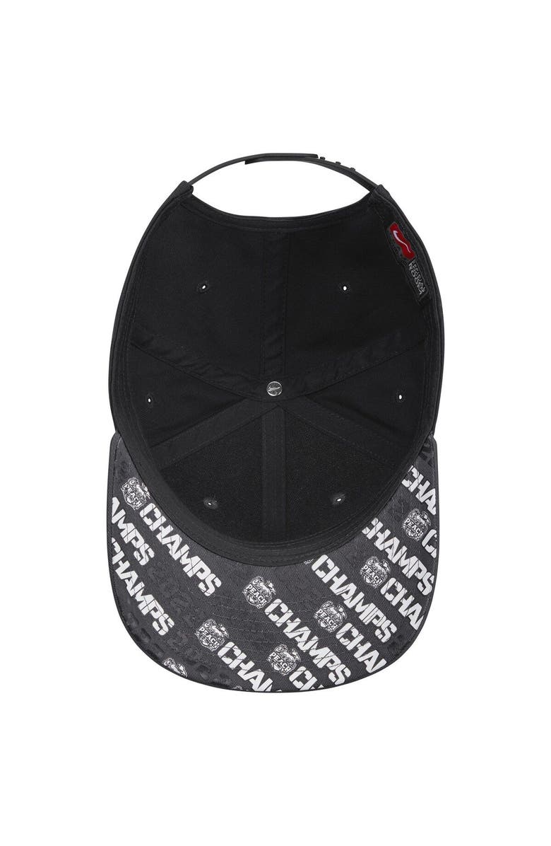 Nike Men's Nike Black Georgia Bulldogs College Football Playoff 2022 Peach Bowl Champions Locker Room CL99 Adjustable Hat, Alternate, color, 