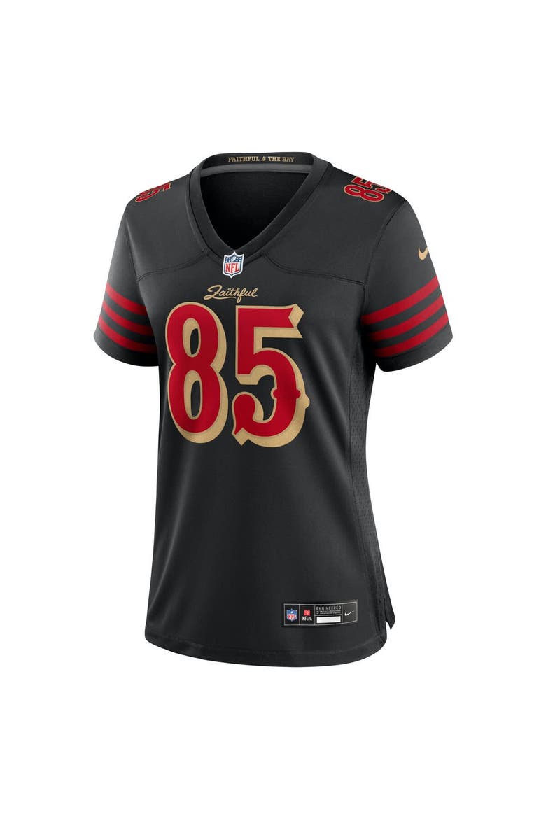 Women's Nike George Kittle Black San Francisco 49ers 2025 Rivalries Collection Game Jersey, Alternate, color, Black