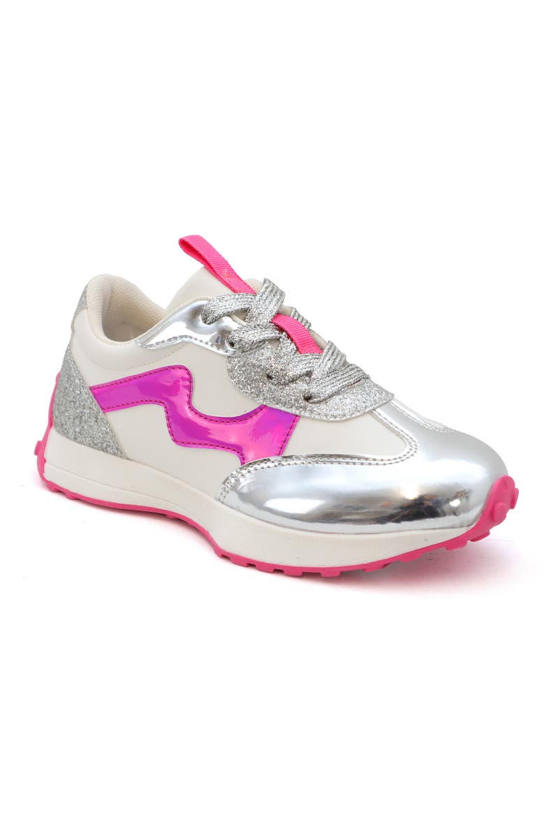 YOKI Kids' Raven Metallic Sneaker, Main, color,