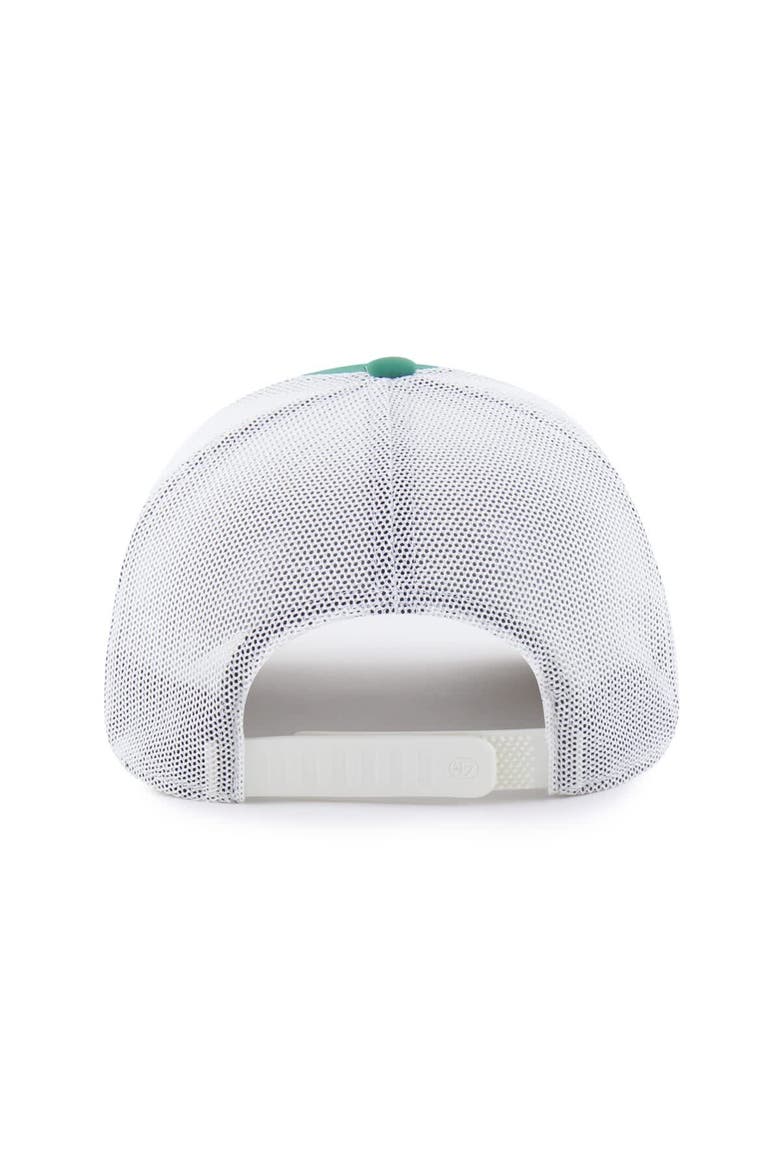 Men's '47 Kelly Green/White New York Yankees Elevated Greens Adjustable Trucker Hat, Alternate, color, Kelly Green