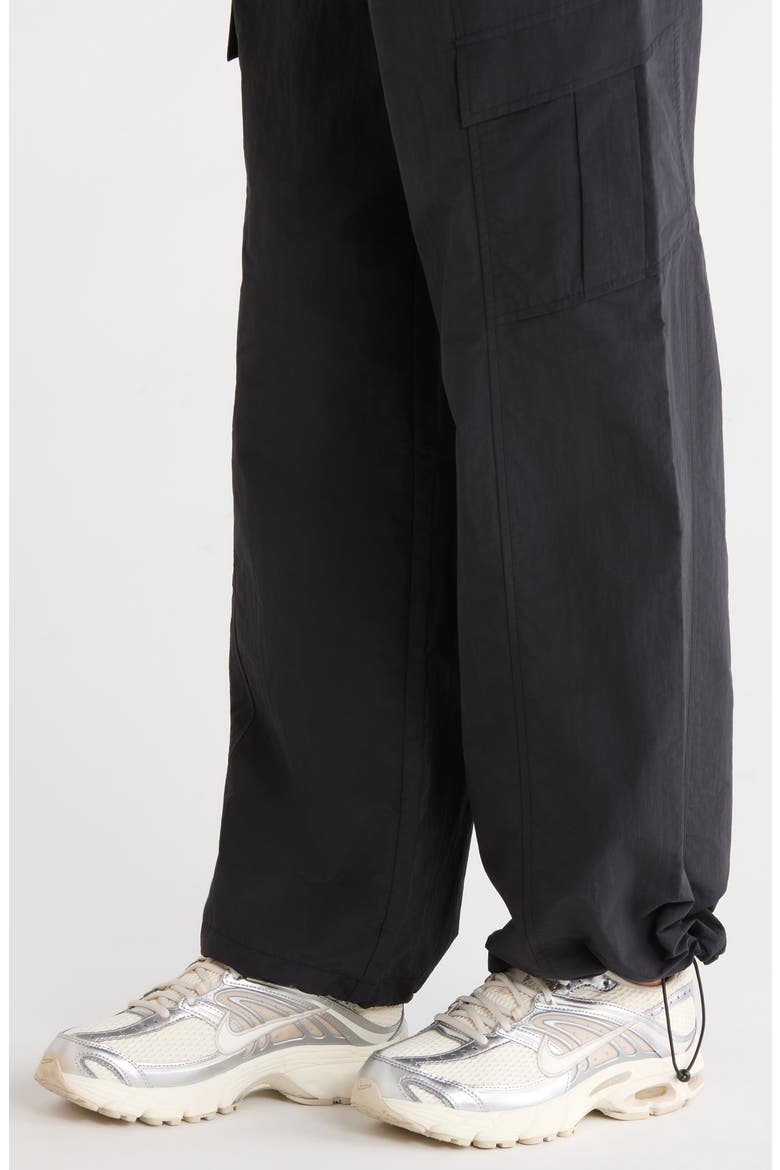 Wide Leg Cargo Pants, Alternate, color, BLACK