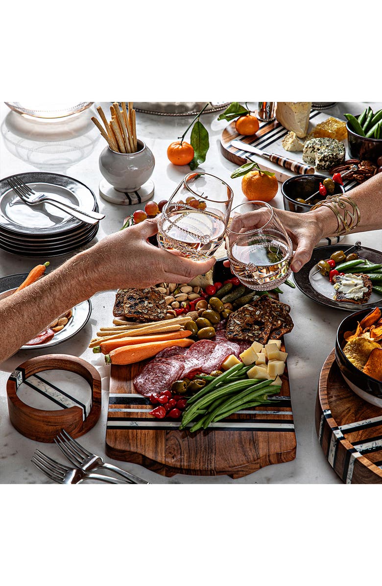 Juliska Amalia Stemless White Wine Glass, Alternate, color, 