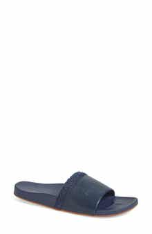 Pākea Leather Slide Sandal