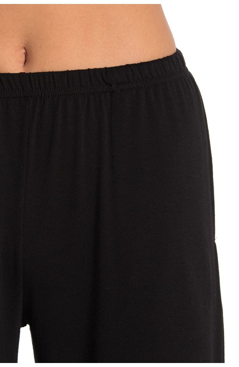 Flora By Flora Nikrooz Annie Matching Pajama Set, Alternate, color, Black