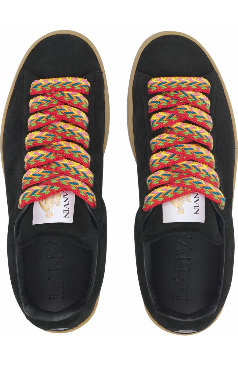 Lanvin Suede Curb Lite Sneakers For Men, Alternate, color,