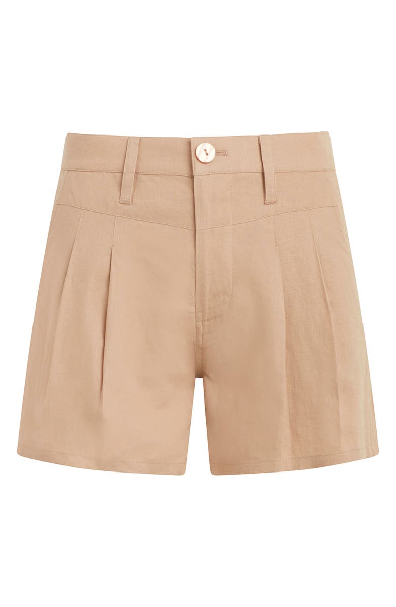 Hudson Jeans Front Yoke Pleated Shorts, Alternate, color,