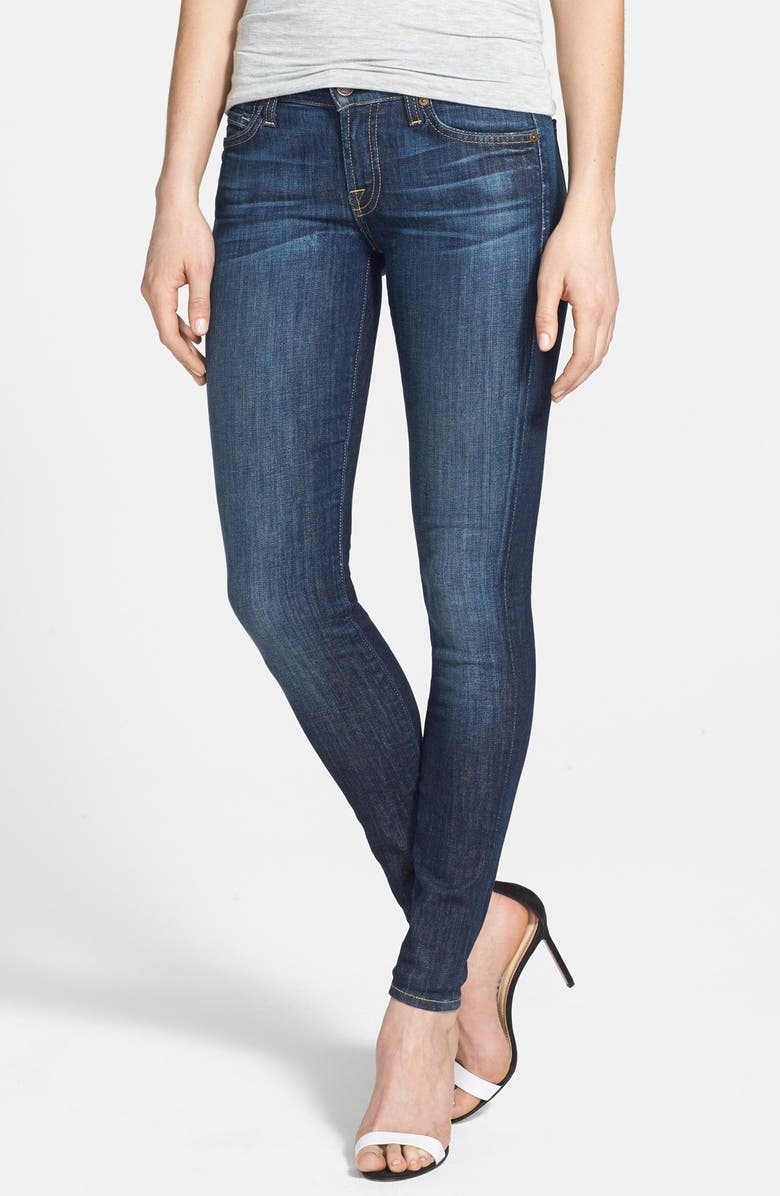 7 For All Mankind <sup>®</sup> 'The Skinny' Mid Rise Skinny Jeans, Main, color, 