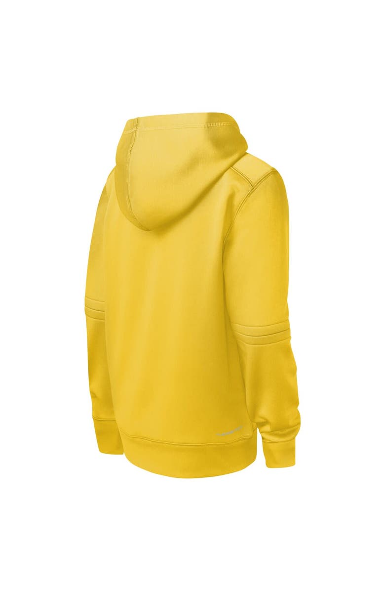 Nike Youth Nike Gold Boston Red Sox City Connect Practice Graphic Performance Pullover Hoodie, Alternate, color, 