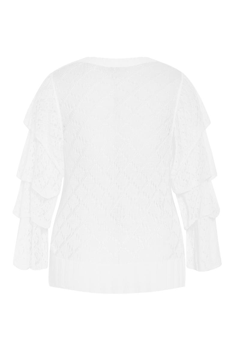 Carolina Pointelle Sweater, Alternate, color, IVORY