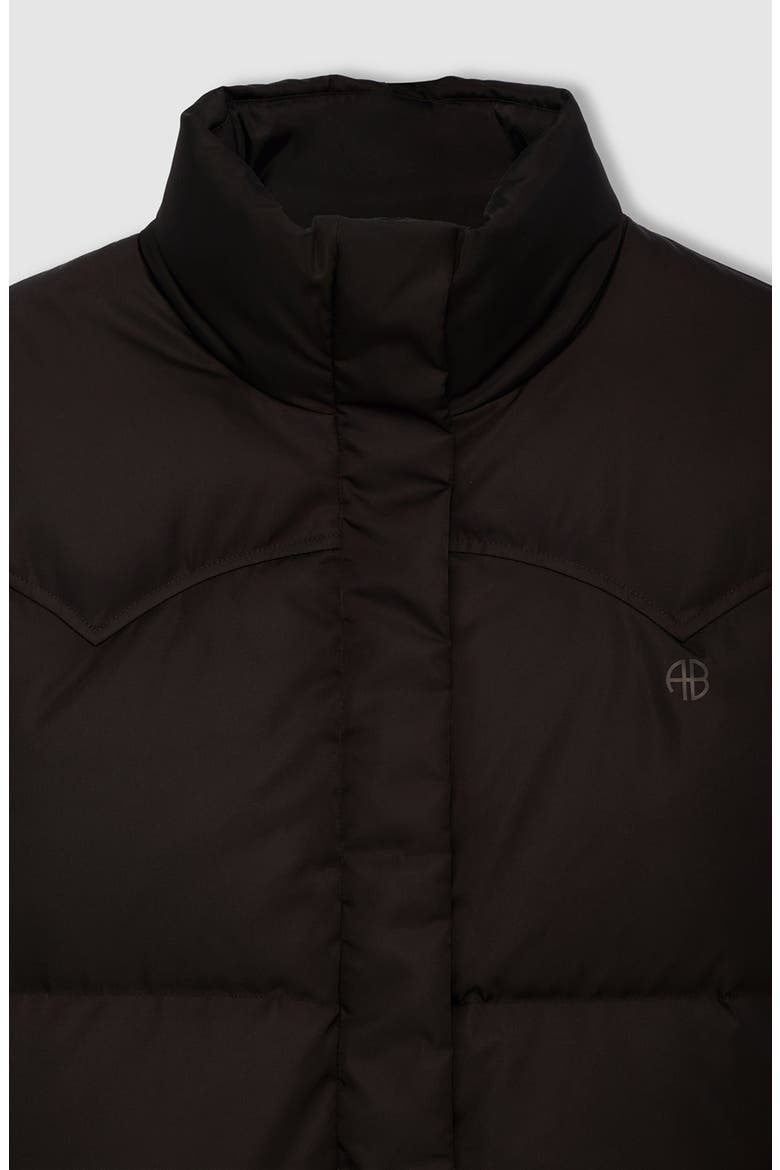 Oslo Cropped Puffer Jacket, Alternate, color, Dark Brown