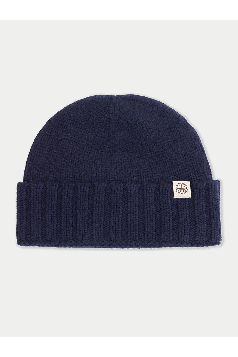 Unisex Beanie, Main, color, navy blazer