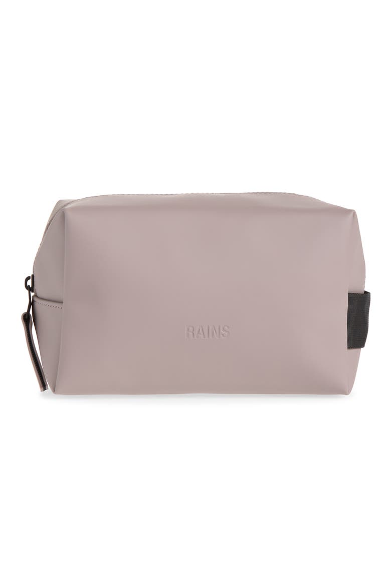 Small Waterproof Toiletry Bag, Main, color, CINDER