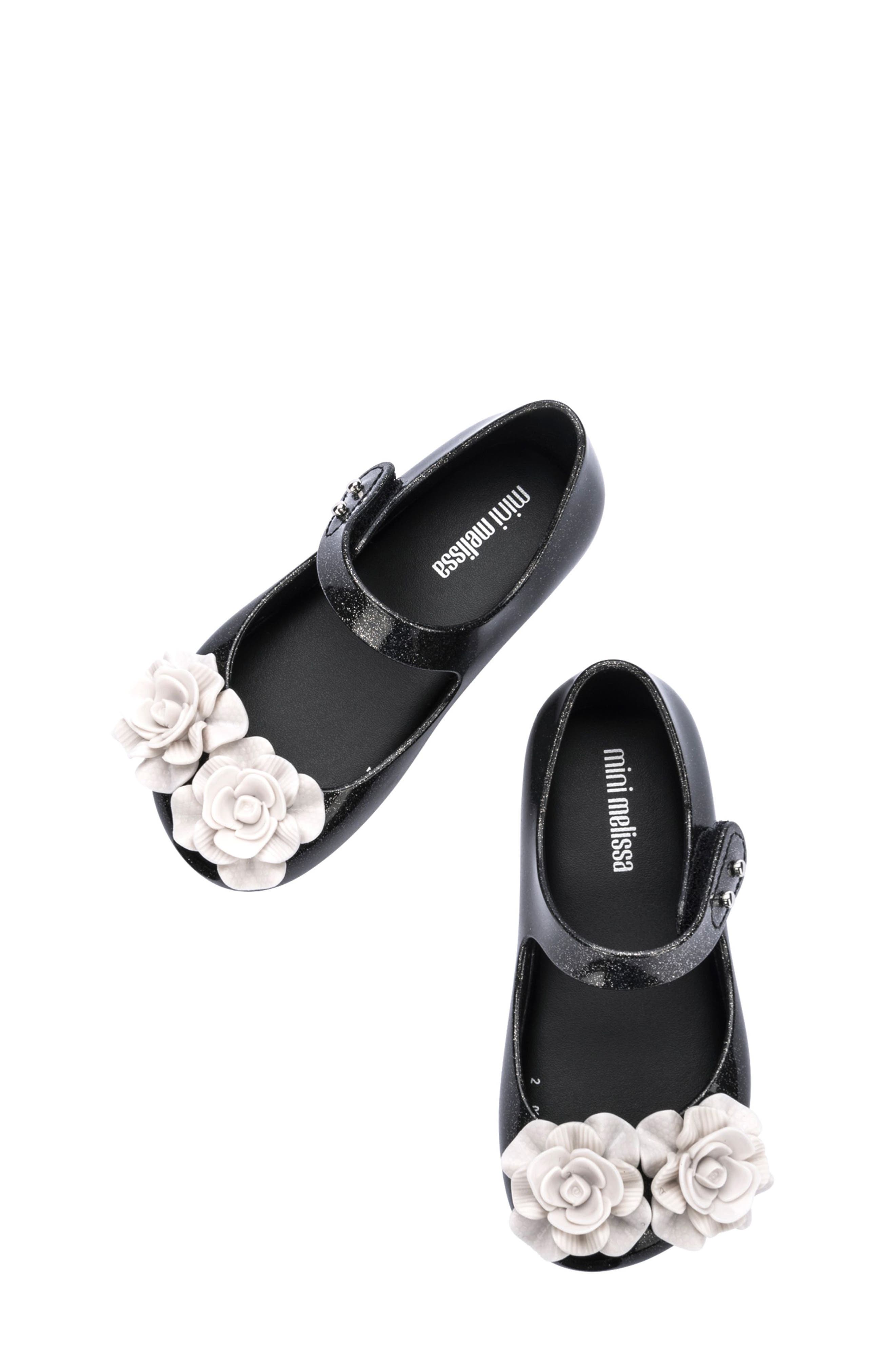 Melissa Mini Ultragirl Garden Mary Jane Flat, Alternate, color, 