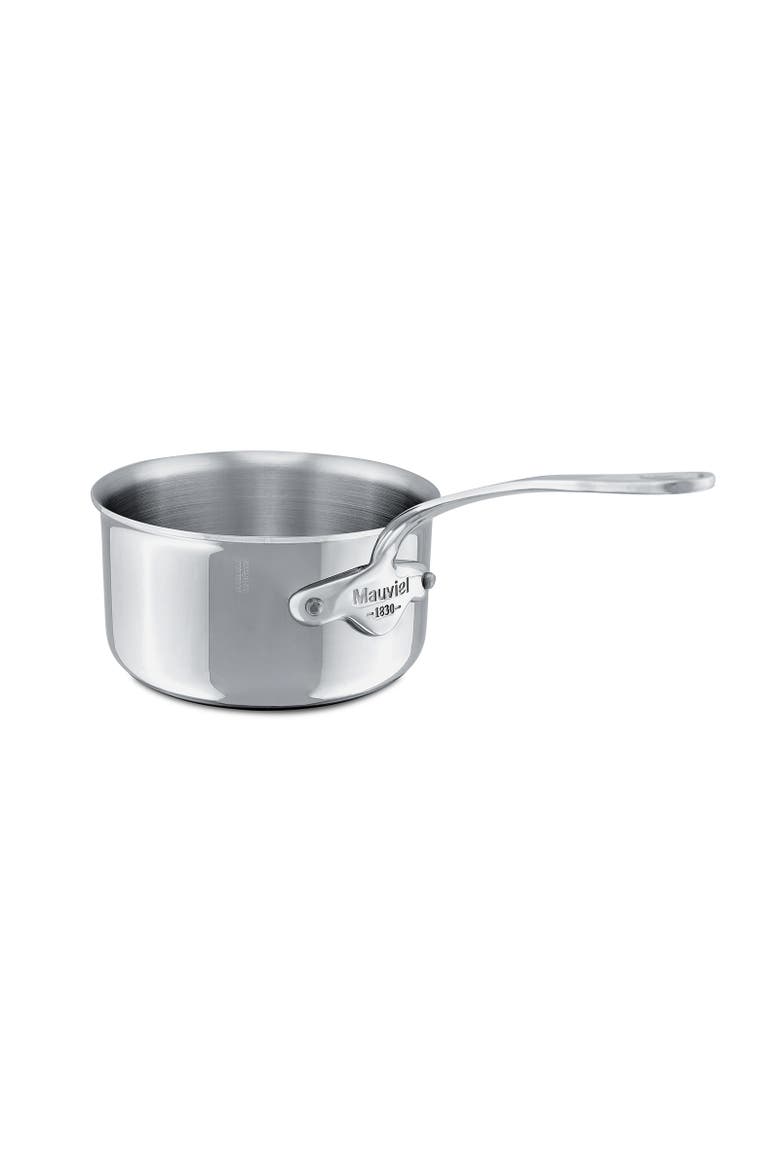 M'Cook 3.6 qt Stainless Steel Saucepan & Lid, Alternate, color, Silver