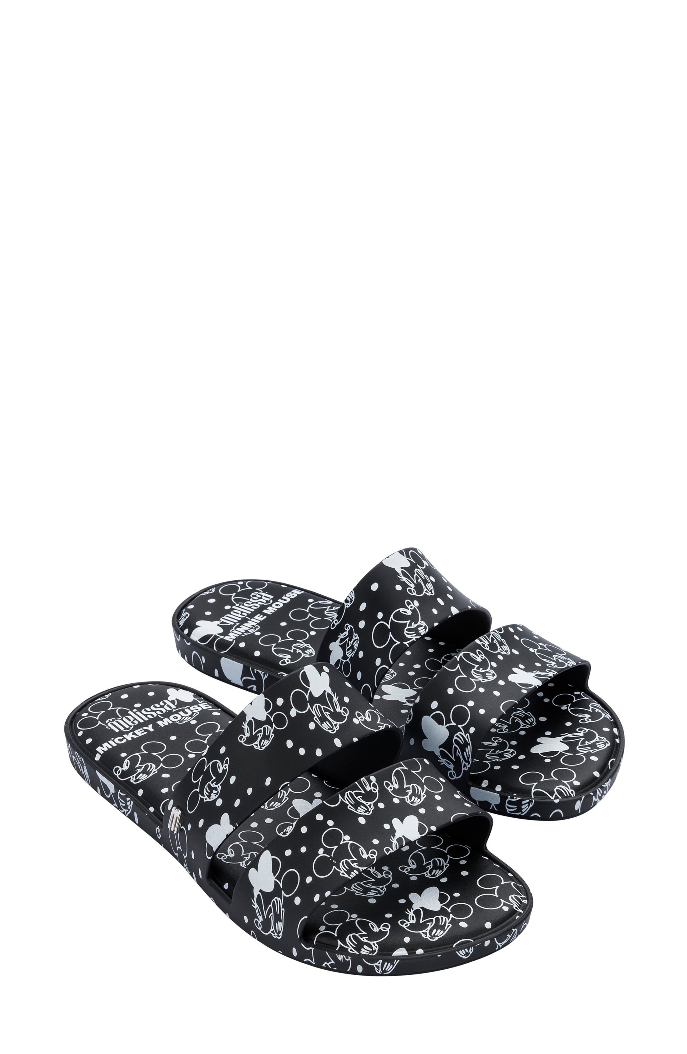 Melissa Color Pop Mickey Slide Sandal, Main, color, 
