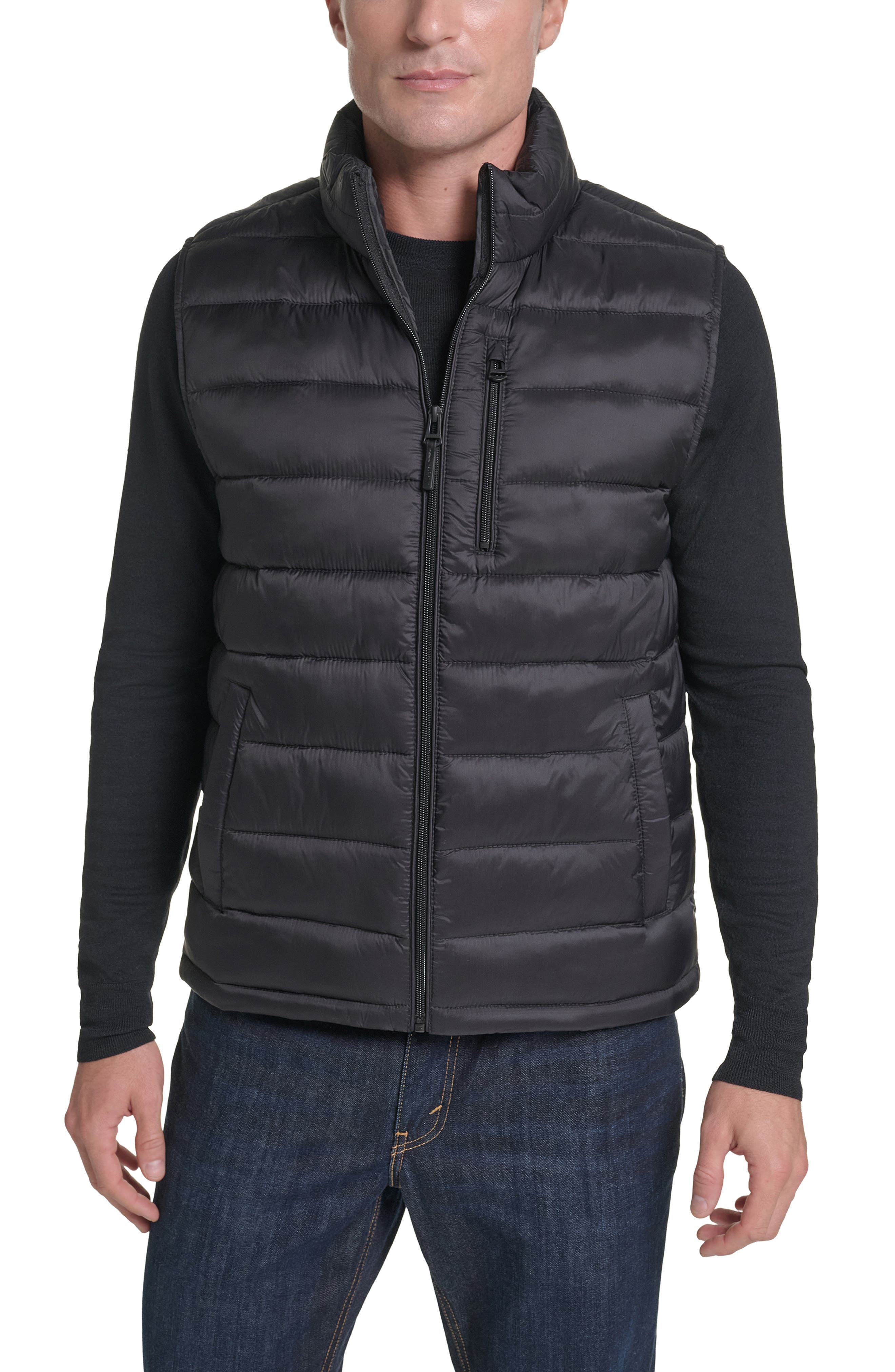 Quilted Zip Front Vest
