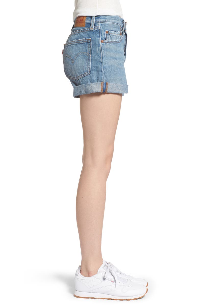 Levi's<sup>®</sup> 501<sup>®</sup> Long Denim Shorts, Alternate, color, 