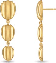 Pamela Zamore Eos Triple Egg Drop Earrings