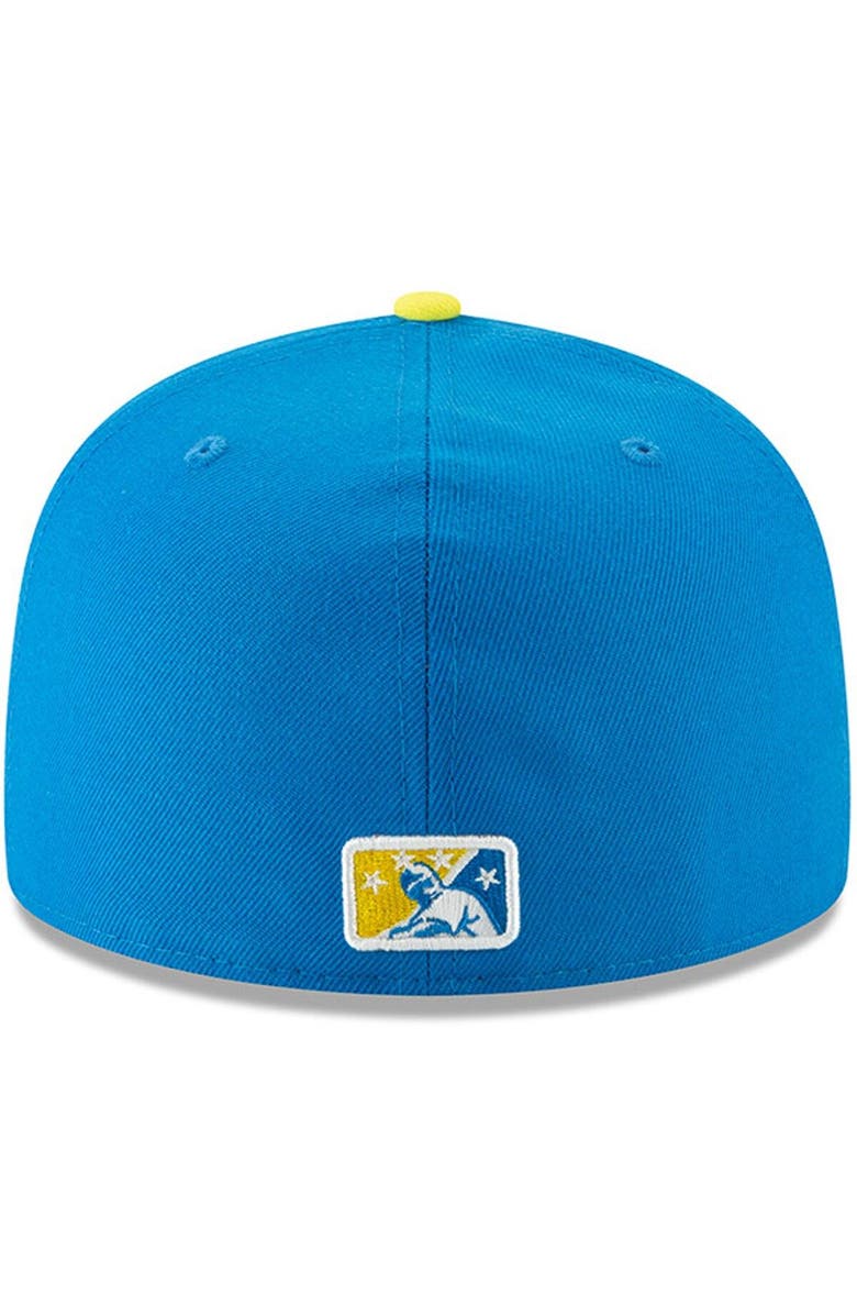 New Era Men's New Era Yellow/Blue Sacramento Dorados Copa de la Diversion 59FIFTY Fitted Hat, Alternate, color, Yellow