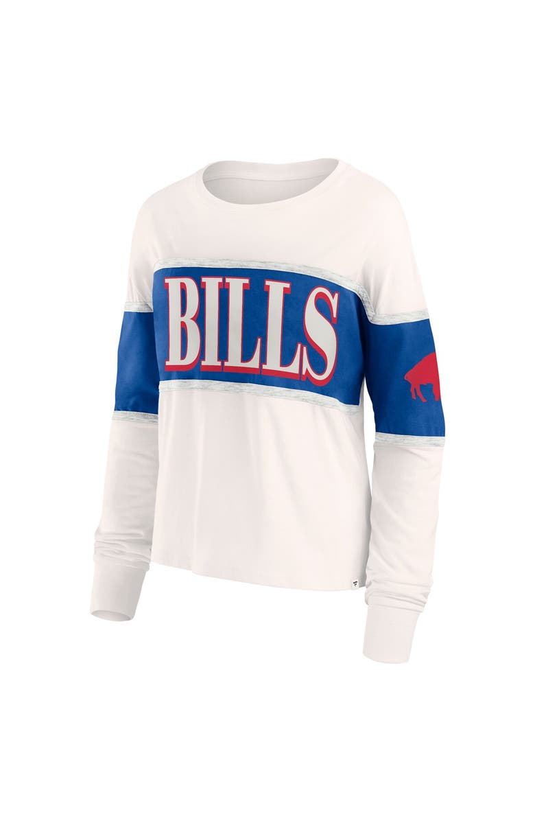 FANATICS Women's Fanatics Cream Buffalo Bills Antique Block Long Sleeve T-Shirt, Alternate, color, 