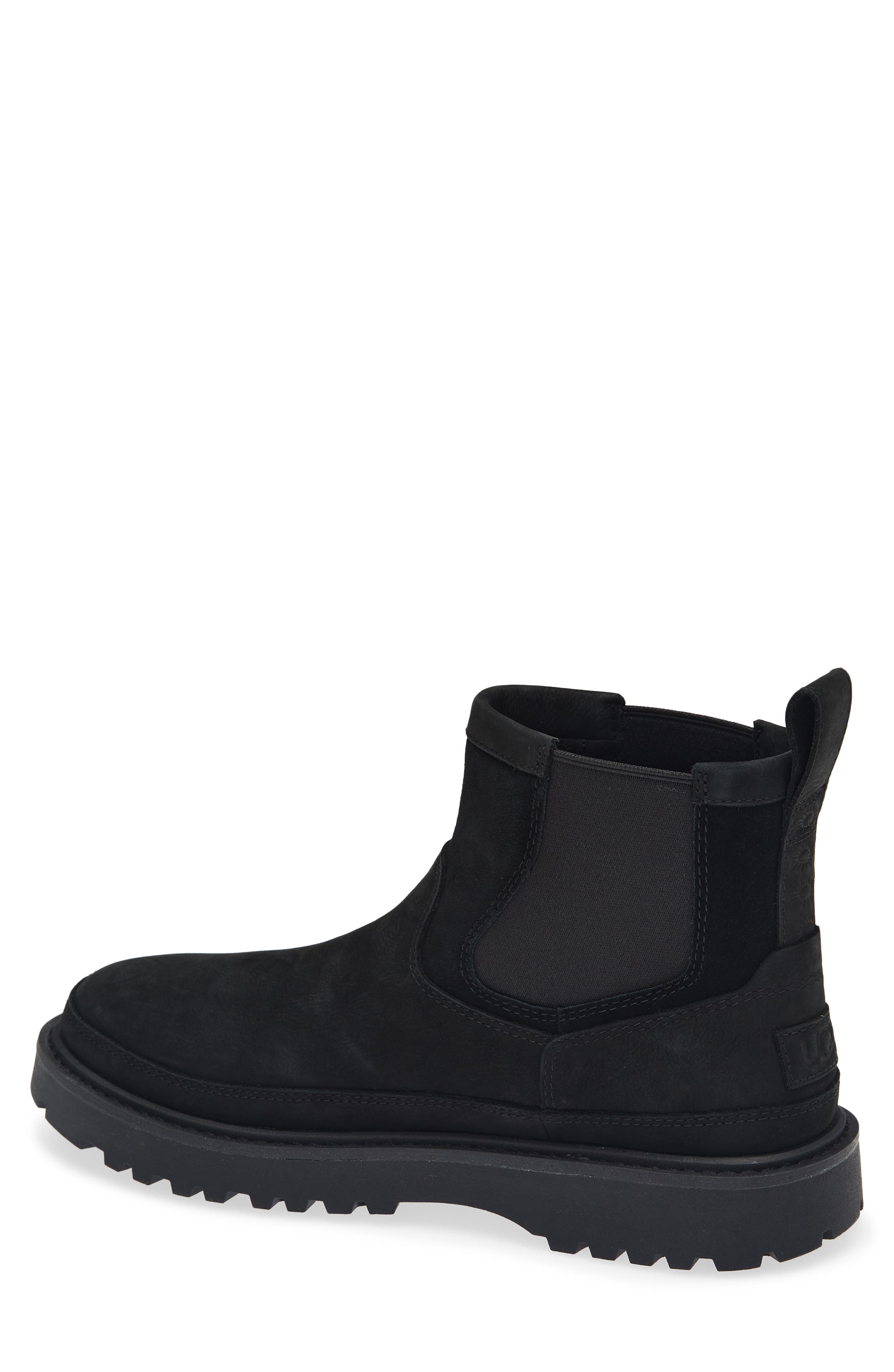 Birch Chelsea Boot, Alternate, color, BLACK