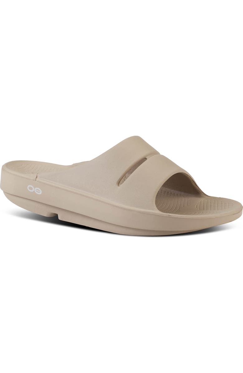 Oofos OOahh Slide Sandal, Main, color,