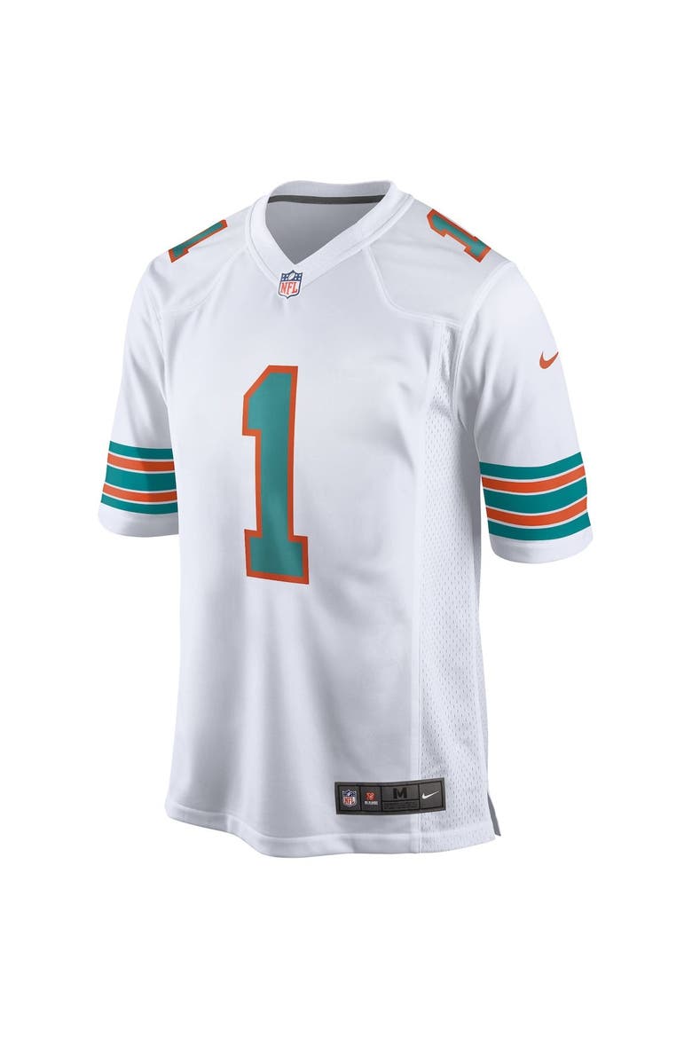 Men's Nike Tua Tagovailoa White Miami Dolphins 2nd Alternate Game Jersey, Alternate, color, White