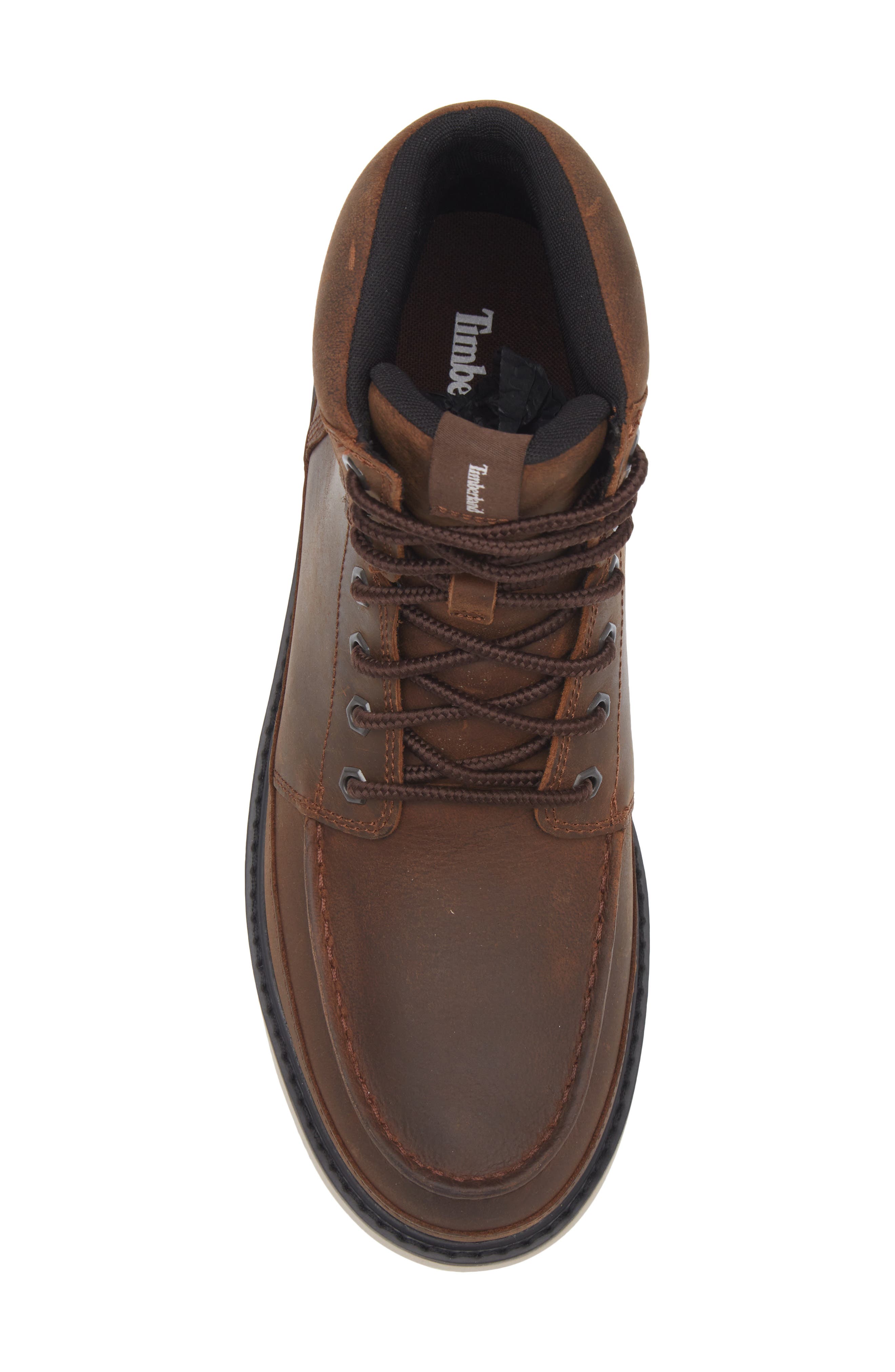 Timberland Newmarket Mid Lace Up Boot, Alternate, color, Dark Brown Full Grain