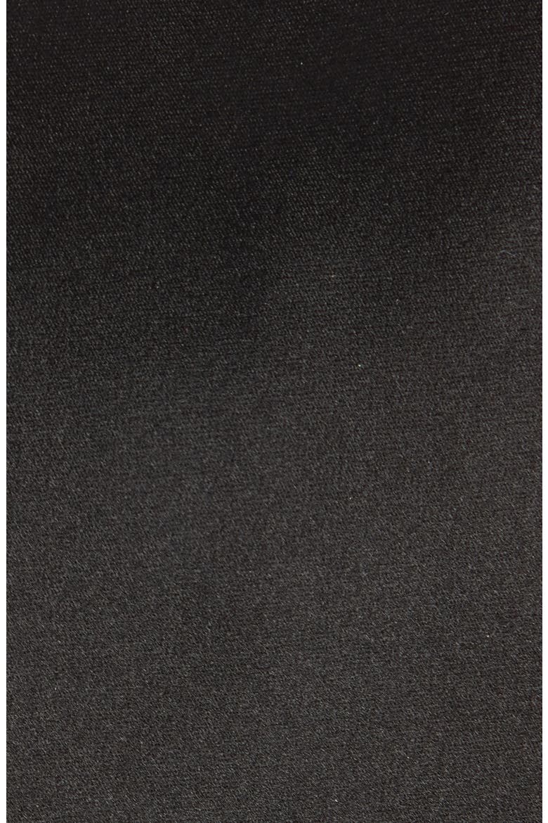 Solid Silk Tie, Alternate, color, BLACK