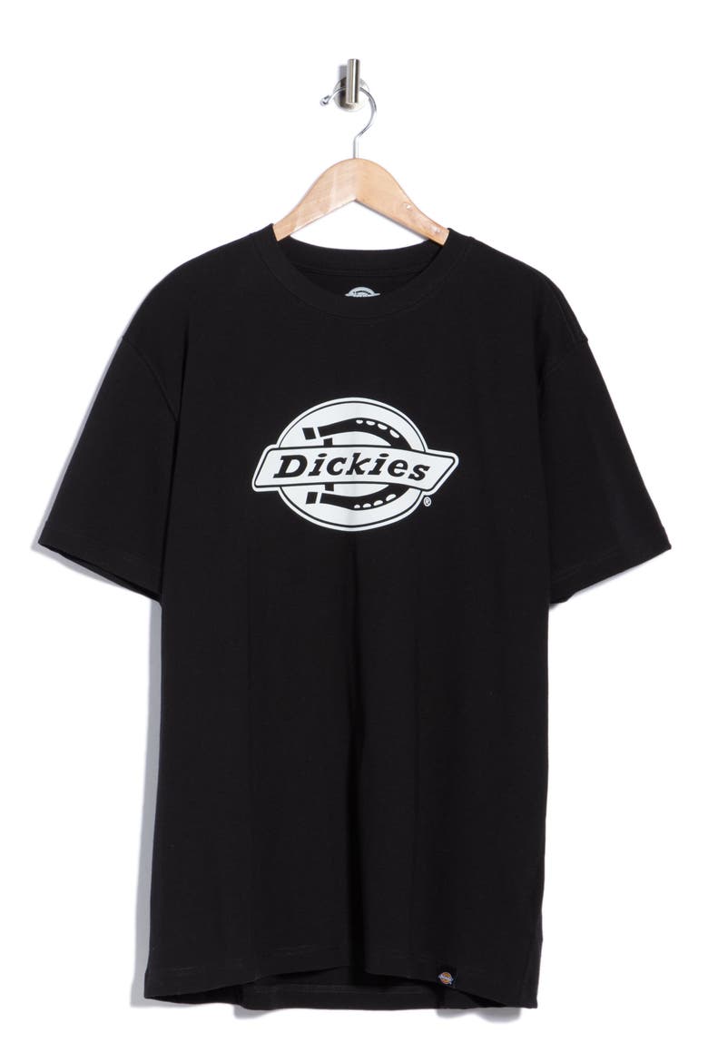 Logo Graphic T-Shirt, Main, color, KNIT BLACK