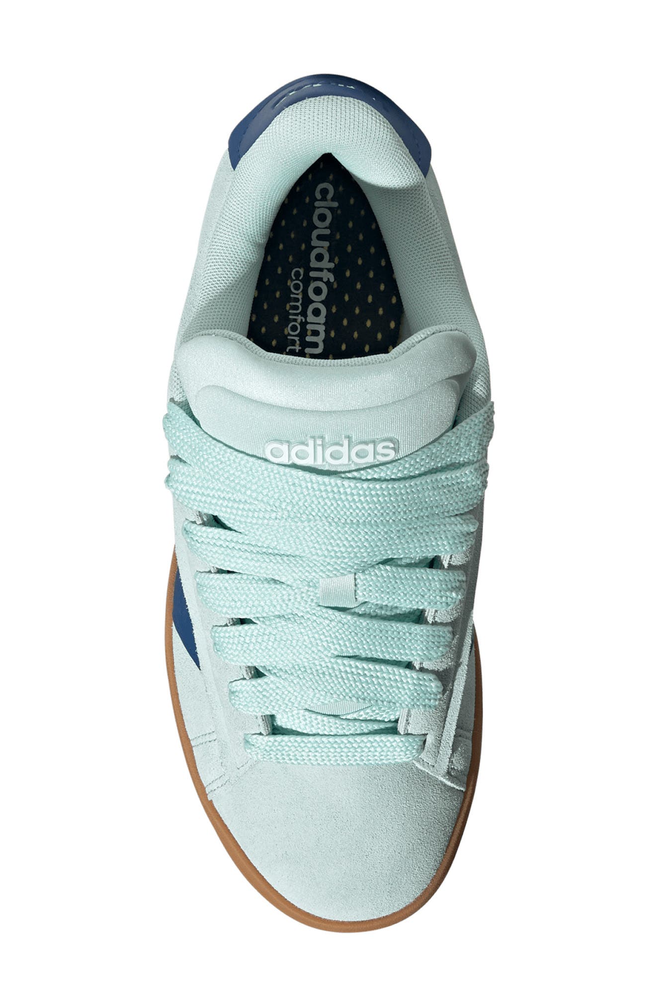 adidas Grand Court Alpha Sneaker, Alternate, color, Halo Mint/ Royal Blue/ Gum