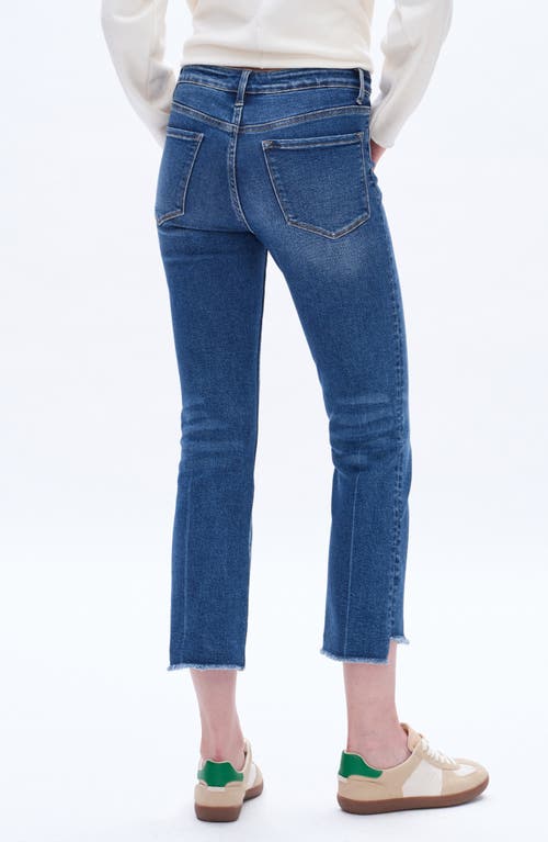 Bayeas High Waist Step Hem Ankle Jeans