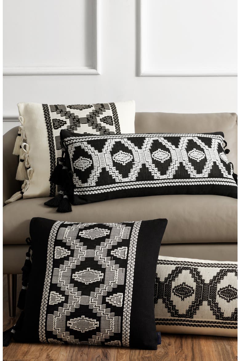 Kiva Steps Pillow, Alternate, color, IVORY