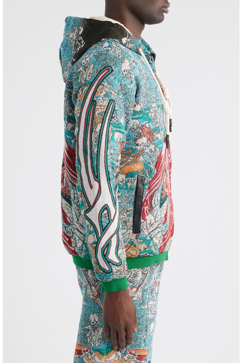 Jigoku Dayu Jacket, Alternate, color, GREEN