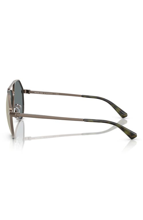 Michael Kors 60mm Pilot Sunglasses In Gray