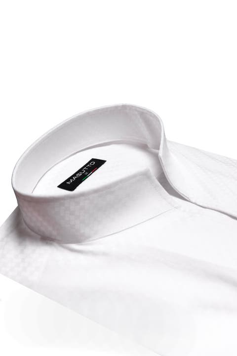 Adams Tulip Stand Up Collar Long Sleeve Shirt