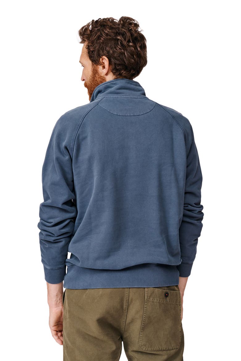 Provost Zip Neck Sweatshirt, Alternate, color, Navy