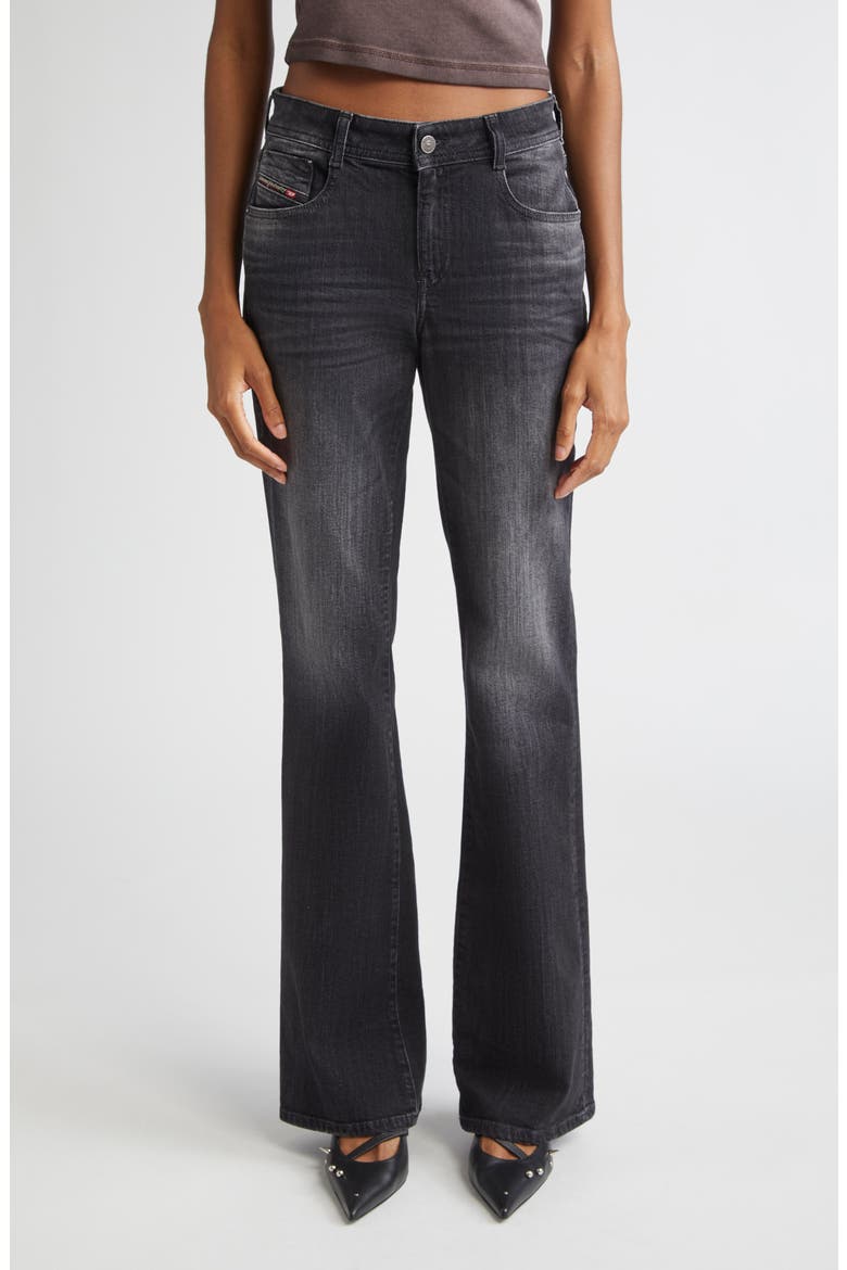 1969 D-Ebbey Low Rise Bootcut Jeans, Main, color, BLACK DENIM