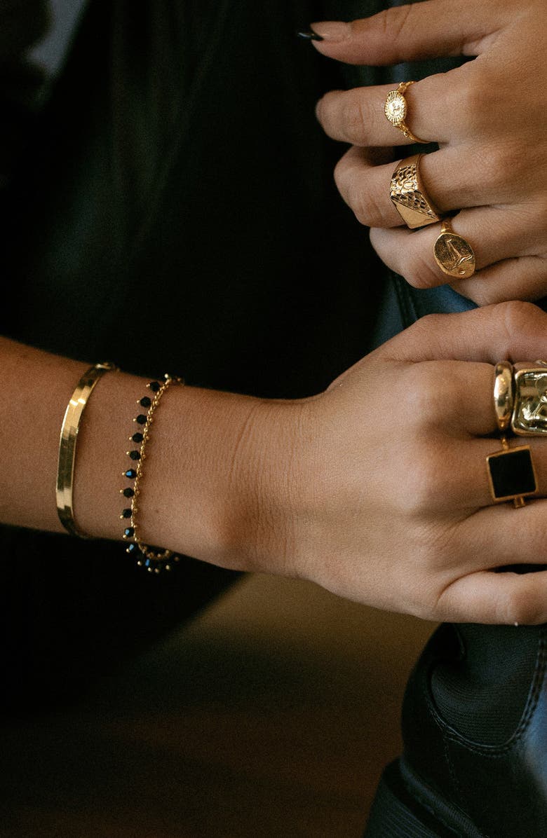 Child of Wild NYX Beaded Bracelet, Alternate, color, Gold