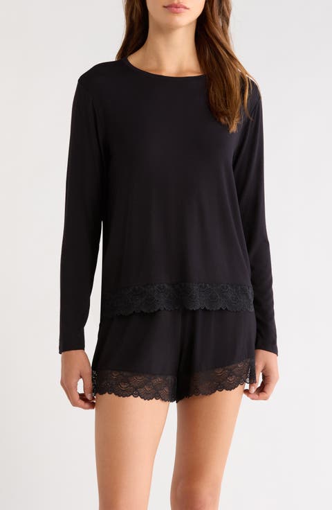 Moonlight Eco Lace Short Pajamas