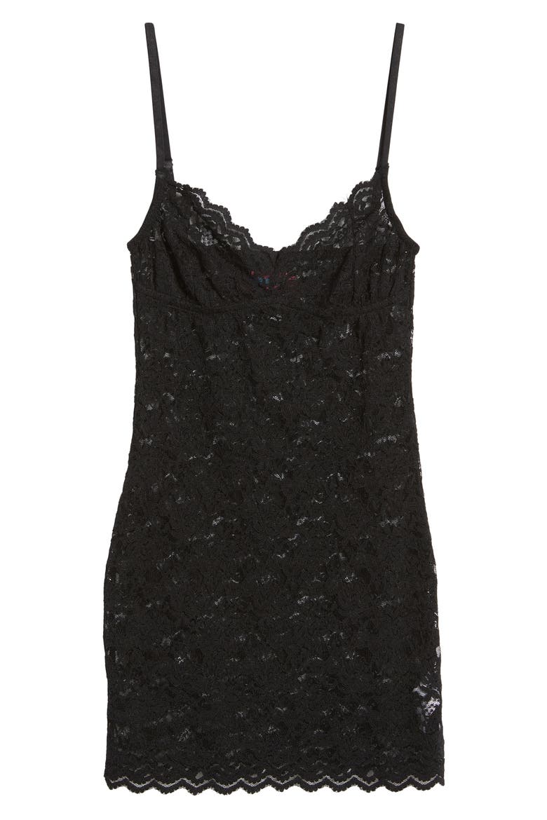 Melia Sheer Lace Body-Con Dress, Alternate, color, BLACK