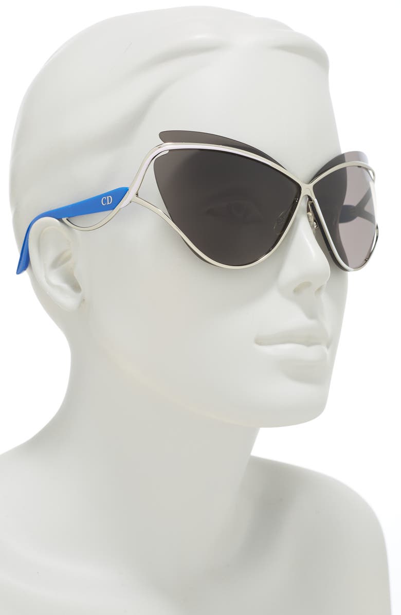 DIOR 'Audacieuse 1' 72mm Butterfly Sunglasses, Alternate, color, 