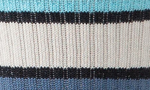 Stance Kids' Devon Stripe Cotton Blend Crew Socks In Multi