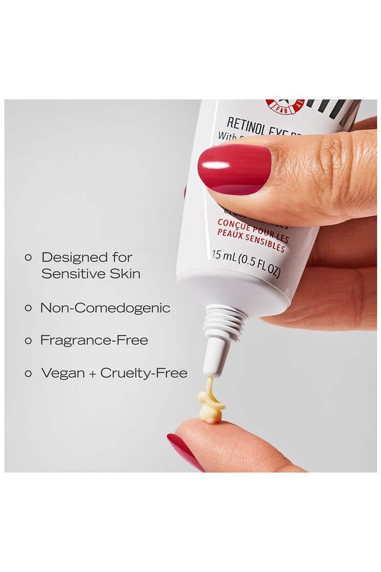 Retinol Eye Cream with Squalane + Ceramides, Alternate, color, NO COLOR